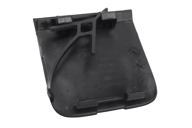 Black Rear Bumper Fascia Tow Eye Access Hole Cover