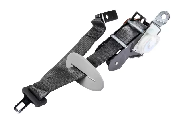 Ebony Rear Passenger Side Seat Belt with Retractor