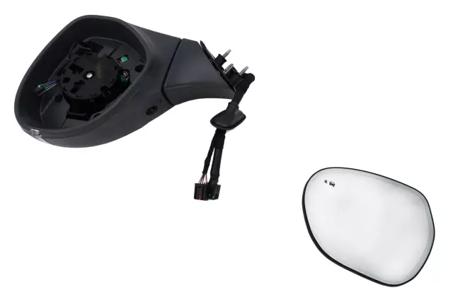 Driver Side Door Mirror Kit with Housing, Cover, Bezel, and Bolts