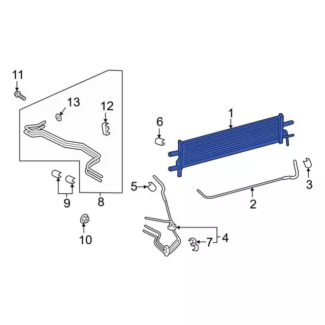 2017-2022 Ford Oil Cooler HC3Z-7A095-A | OEM Parts Online