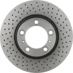 Brembo ceramic brake pad and UV coated PVT drilled brake disc kit