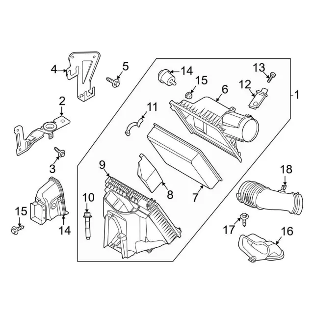 2023-2024 Ford - Air Cleaner Assembly
