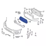 2021-2023 Ford - Grille