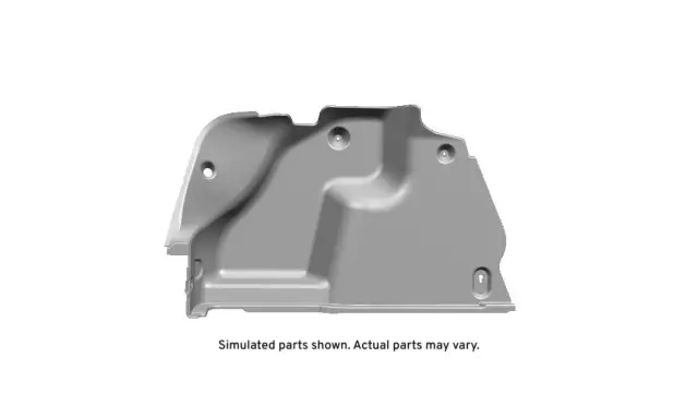 Jet Black Driver Side Rear Compartment Trim