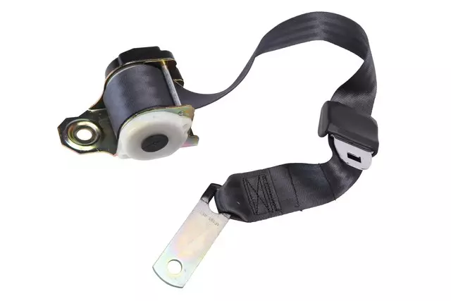 Graphite Rear Seat Belt with Retractor