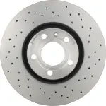 Brembo ceramic brake pad and Xtra vented drilled brake disc kit