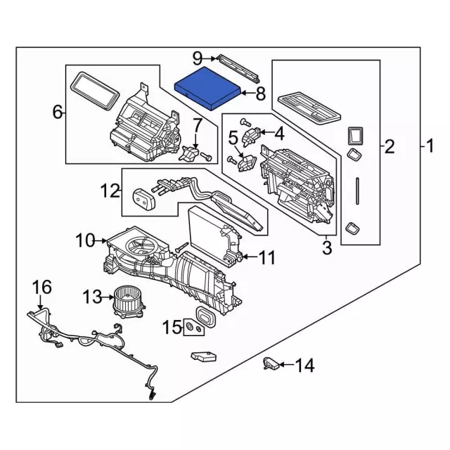 Blue Print Pollen Filters For Nissan For Sale | UK - View #6