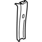 Upper Center Pillar Trim