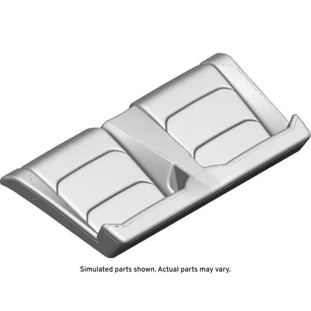 Jet Black Rear Seat Cushion Cover