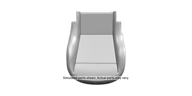 Medium Ash Gray Passenger Seat Cushion Cover