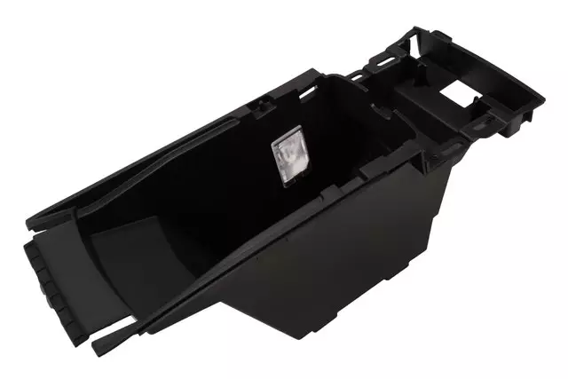 Jet Black Front Floor Console Rear Compartment