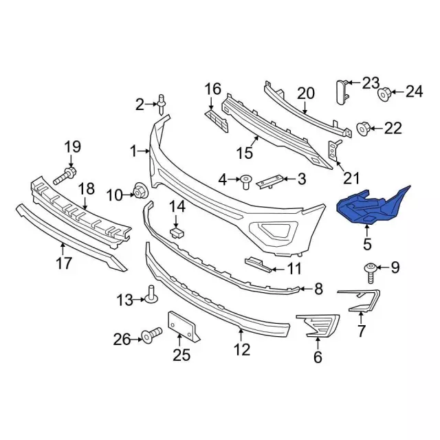 2018-2021 Ford Expedition Air Duct JL1Z-17F804-AA | TascaParts.com