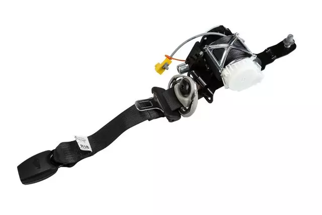 Ebony Driver Seat Belt with Retractor and Pre-Tensioner