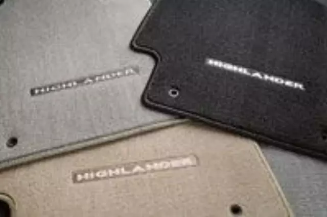 2008-2011 Toyota Highlander - Floor Mats, Carpet, Third Row, Black