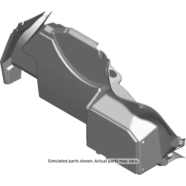 Black Diamond Driver Side Rear Compartment Side Trim