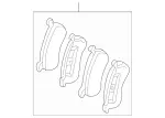 Disc Brake Pad Set Rear