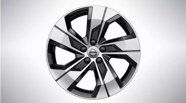 2019-2025 Volvo 18-Inch 5-Spoke Black Diamond Cut Alloy