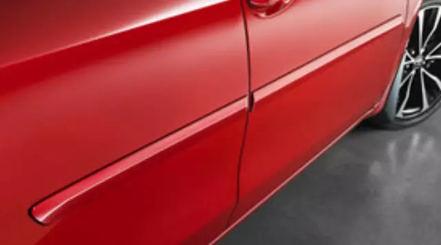 OEM NEW Right & Left Body Side Molding Door Bump Protector Edge Guards Slate Metallic Fits 2014-2019 Toyota Corolla