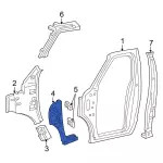 1992-2021 Ford Hinge Reinforced