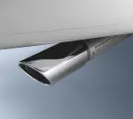 17 thru 20 Super Duty F-250 F-350 OEM Ford Chrome Exhaust Tip - GAS ENGINES