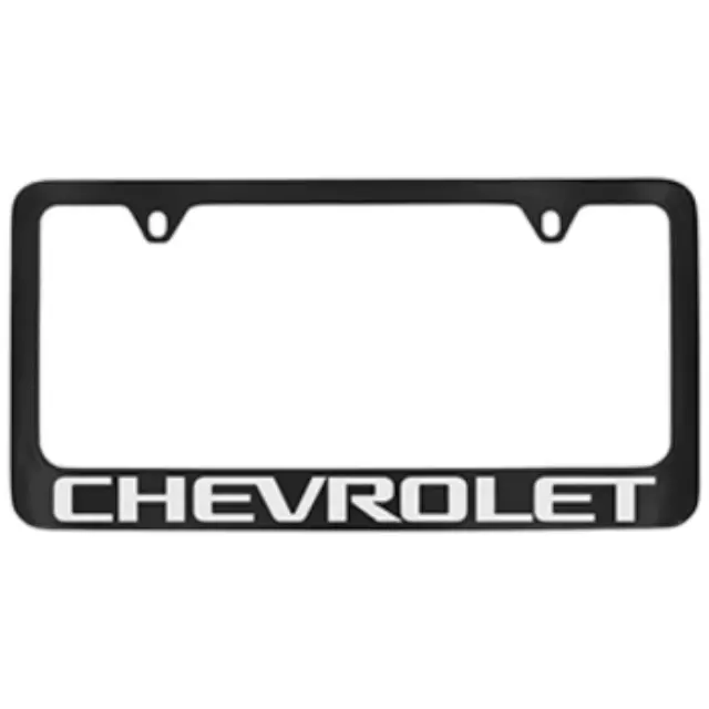 License Plate Frame, Black