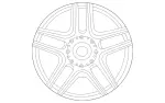 Wheel Alloy 18 5-Spoke