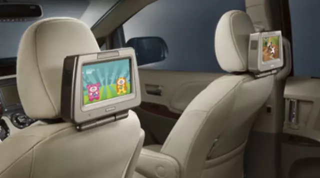 Rear Seat Entertainment DVD Screen Docking Station Driver Side