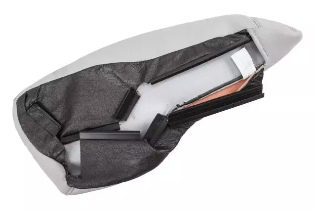Light Titanium Rear Driver Side Seat Back Side Cover