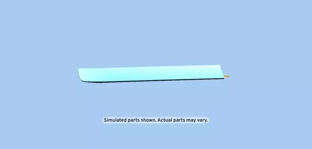 Primed Front Driver Side Door Lower Molding