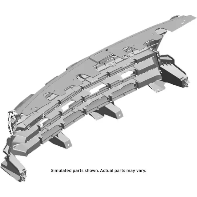 Very Dark Anderson Silver Metallic Front Grille