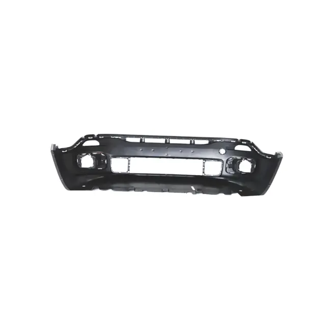 LOSTAR Front Upper & Lower Bumper Cover Set For 2015-2018 Jeep Renegade – Black Textured Plastic, With Tow Hook Hole