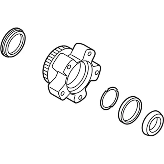 Genuine Ford Hub Assembly CK4Z-1109-D