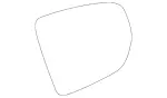Mirror Glass - Left, Front Left