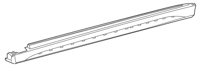 Genuine OEM Running Board | 167-698-62-01-9999 | Fits Select 2021