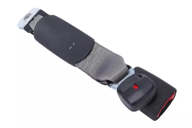 Pewter Rear Center Seat Belt with Retractor