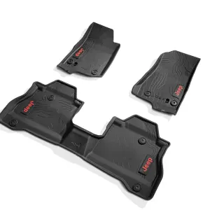 82216629AB Mopar All-Weather Floor Mats &ndash; Jeep Gladiator JT (2020&ndash;2026) Mopar OEM