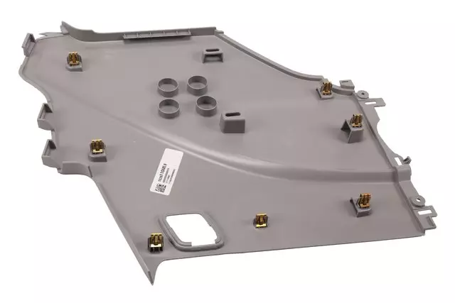 Gray Front Driver Side Floor Console Rear Side Trim Panel