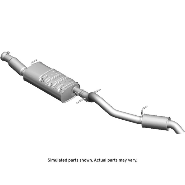 Exhaust Muffler with Exhaust Pipe