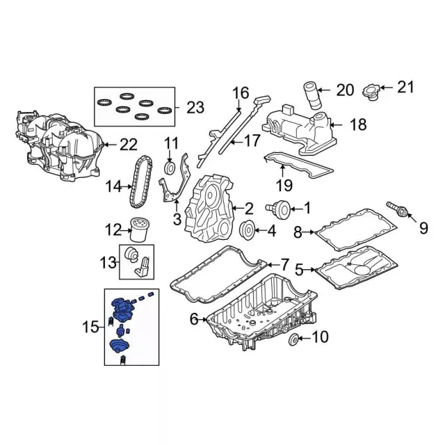 XL2Z-6600-AA - Oil Pump Ford Parts Direct XL2Z-6600-AA - Oil Pump Ford Parts Direct
