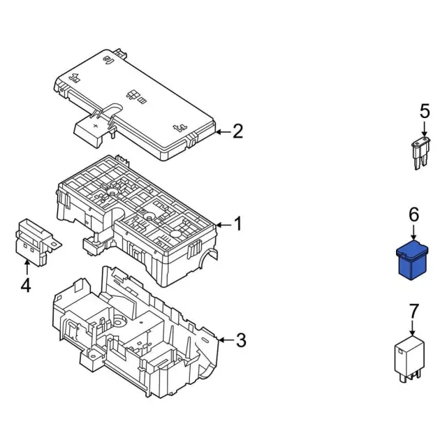 2021-2025 Ford Bronco Circuit Breaker MU5Z-14526-AZA | OEM
