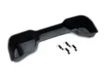 Jet Black Front Floor Console Rear Trim Panel