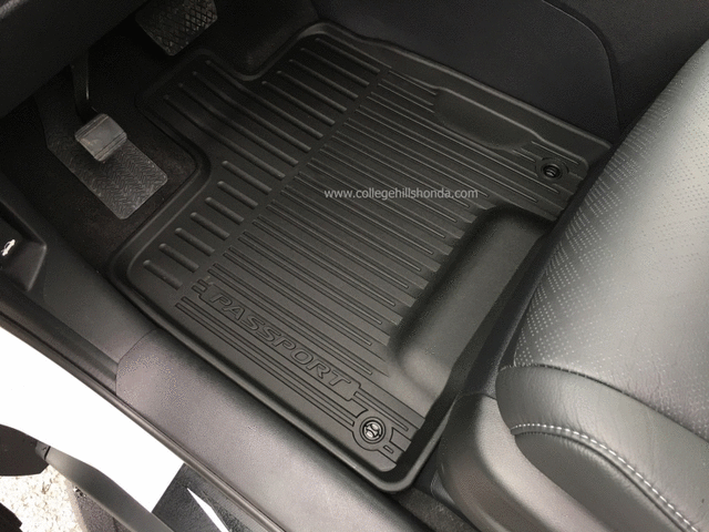 thumbnail image 2 of OMAC Premium Floor Mats For Honda Passport 2019-2025 – Black TPE Front & Rear Liners 2 of 6
