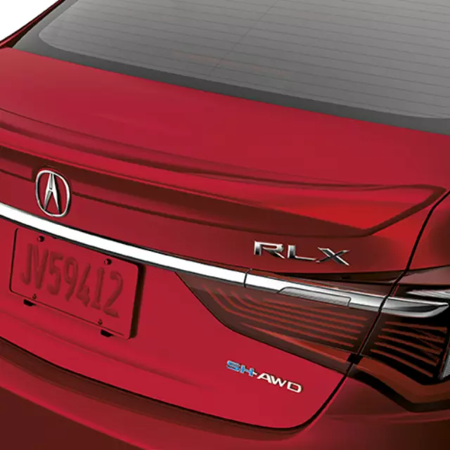 Deck Lid Spoiler - Brilliant Red Metallic