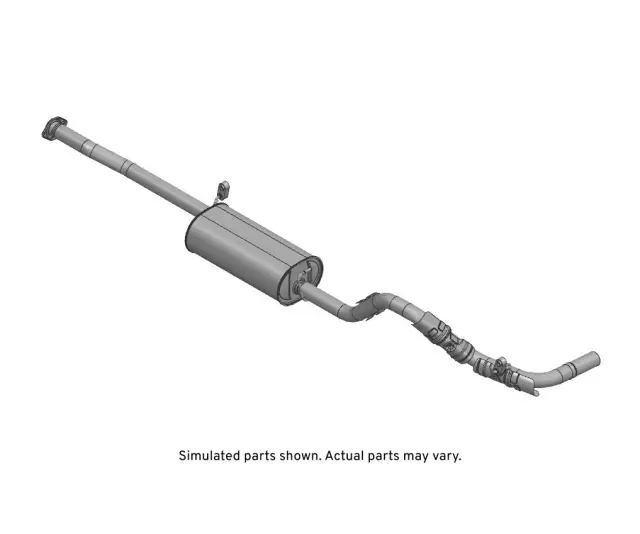 Exhaust Muffler with Exhaust Pipe