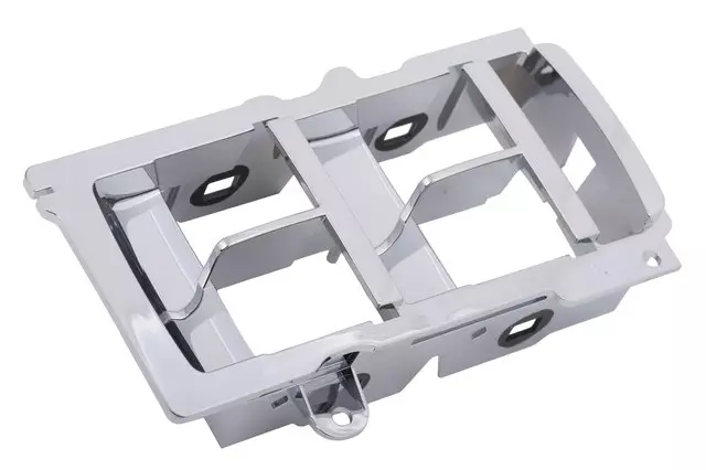 Bright Chrome Front Driver Side Door Accessory Switch Mount Plate Retainer