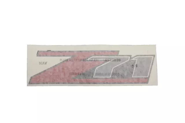 Pickup Box Side Rear Z71 Decal