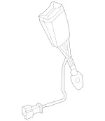 2012-2018 Mercedes-Benz - Seat Belt Buckle