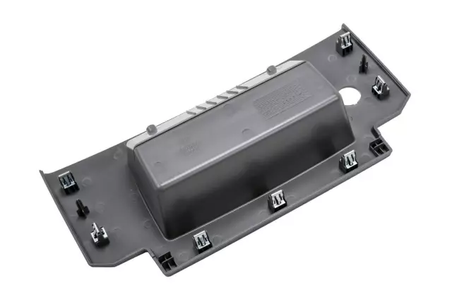 Dark Ash Gray Front Seat Center Armrest Hinge Finish Cover