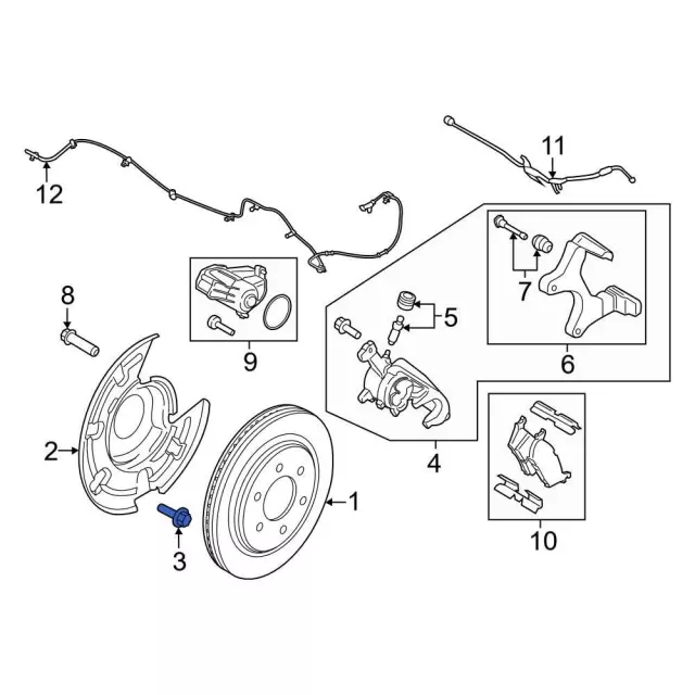 w717763s442 - Ford Splash Shield Screw | Levittown Ford Parts