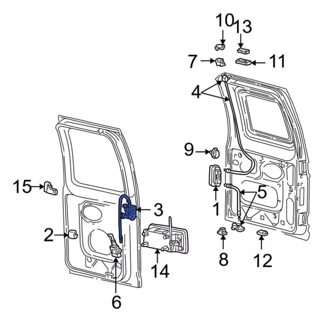 6c2z15264a01aa - Ford Door Latch Assembly | Levittown Ford Parts